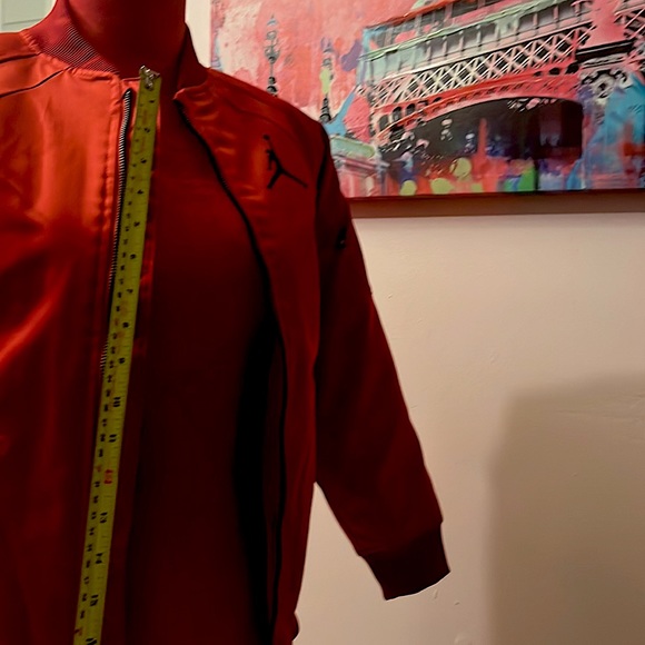 Kids Red Michael Jordan Bomber Coat - Picture 7 of 16